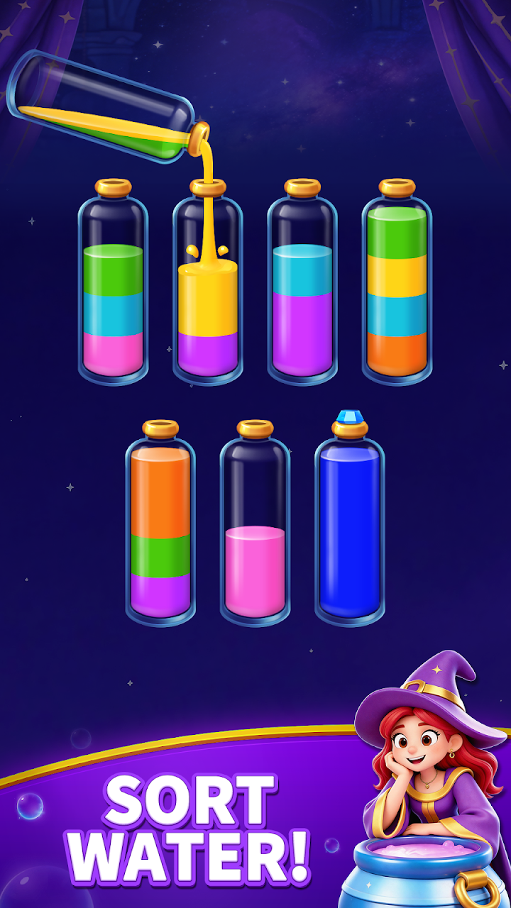 Mystic Sort: Water Sort Puzzle screenshot