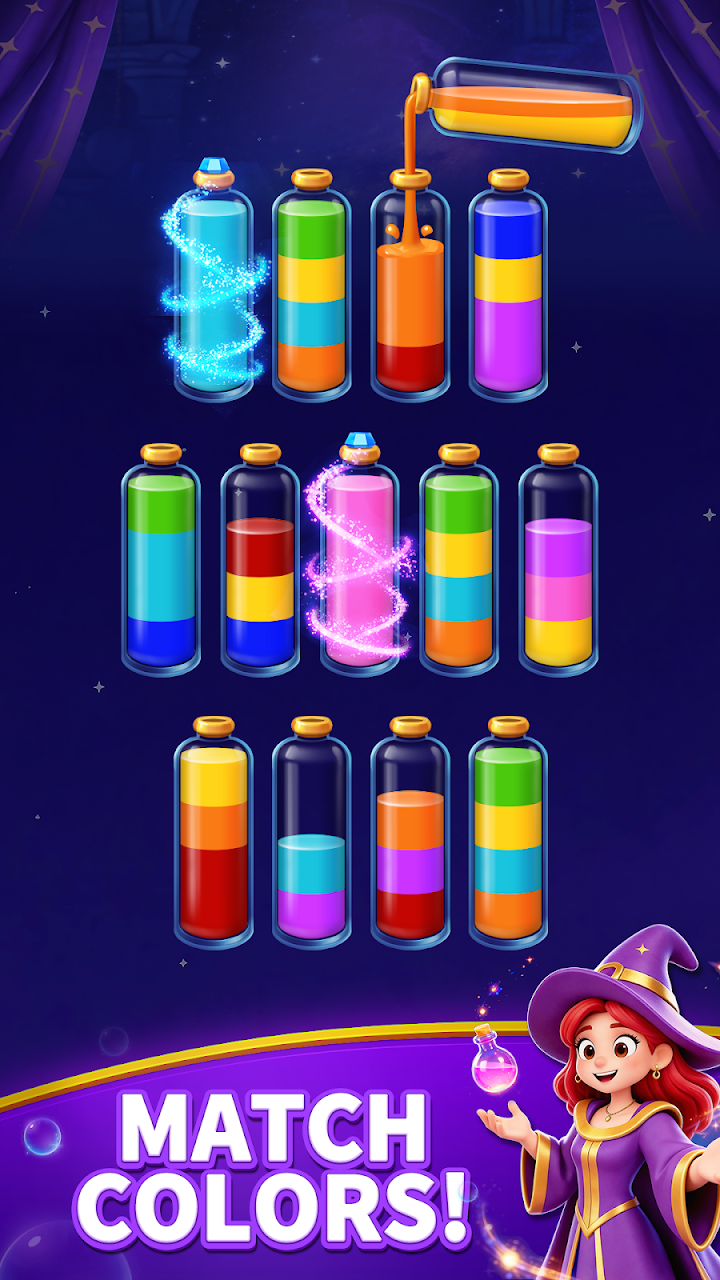 Mystic Sort: Water Sort Puzzle screenshot