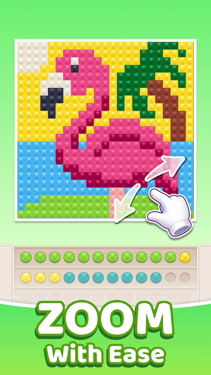 Jewel Bloom:Gem Coloring Games screenshot