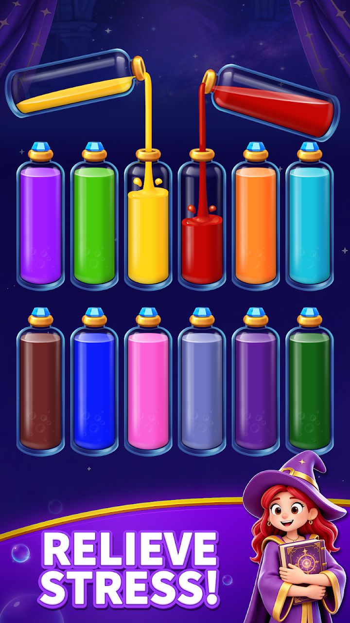 Mystic Sort: Water Sort Puzzle screenshot
